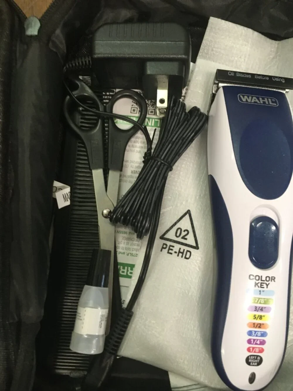 Wahl Color Pro Cordless Rechargeable Hair Clipper & Trimmer – Easy Color-Coded